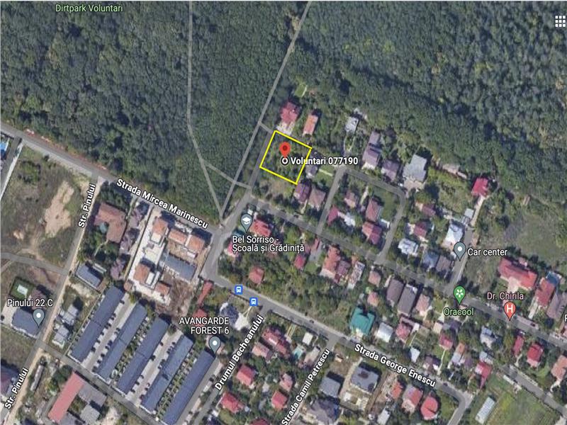 Teren 1330mp la liziera padurii | PIPERA